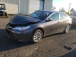 Salvage cars for sale at Woodburn, OR auction: 2016 Toyota Camry LE