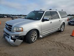 Salvage cars for sale at Houston, TX auction: 2016 Ford Expedition EL Limited