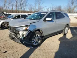 Salvage cars for sale from Copart Milwaukee, WI: 2018 Chevrolet Equinox LT