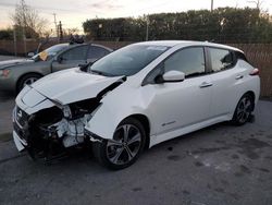 2018 Nissan Leaf S en venta en San Martin, CA