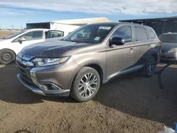 Salvage cars for sale at Brighton, CO auction: 2017 Mitsubishi Outlander ES