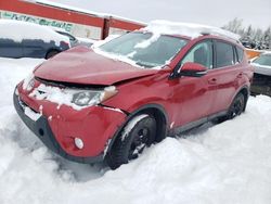 Salvage cars for sale at Montreal Est, QC auction: 2015 Toyota Rav4 XLE