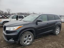 Vehiculos salvage en venta de Copart Cleveland: 2016 Toyota Highlander Limited