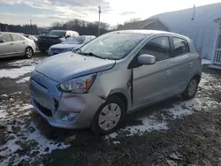 Mitsubishi Mirage salvage cars for sale: 2015 Mitsubishi Mirage DE