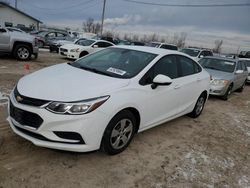 Salvage cars for sale from Copart Pekin, IL: 2018 Chevrolet Cruze LS