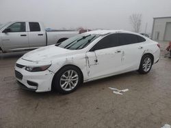 Salvage cars for sale at Kansas City, KS auction: 2017 Chevrolet Malibu LT