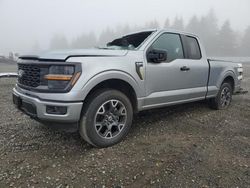 Salvage cars for sale at Graham, WA auction: 2024 Ford F150 STX