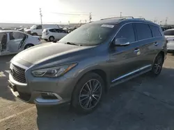 Salvage cars for sale at Sun Valley, CA auction: 2016 Infiniti QX60