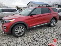 Salvage cars for sale at Barberton, OH auction: 2020 Ford Explorer XLT