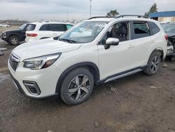 Salvage cars for sale at Woodhaven, MI auction: 2021 Subaru Forester Touring