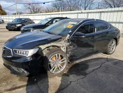 Salvage cars for sale at Moraine, OH auction: 2019 Acura TLX Advance