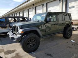 Salvage cars for sale at Louisville, KY auction: 2020 Jeep Wrangler Unlimited Sport