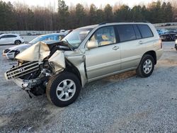 Salvage cars for sale at Gainesville, GA auction: 2003 Toyota Highlander Limited