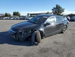 Salvage cars for sale at San Martin, CA auction: 2012 Honda Accord LX