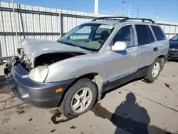 Salvage cars for sale at Littleton, CO auction: 2002 Hyundai Santa FE GLS