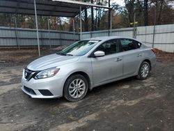 Salvage cars for sale at Austell, GA auction: 2019 Nissan Sentra S