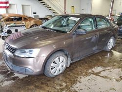 Salvage cars for sale at New Britain, CT auction: 2012 Volkswagen Jetta Base