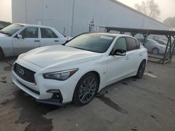 Infiniti salvage cars for sale: 2018 Infiniti Q50 Luxe