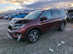 Salvage cars for sale at Magna, UT auction: 2018 Honda Pilot EXL