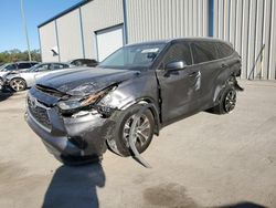 Salvage cars for sale at Apopka, FL auction: 2024 Toyota Highlander LE