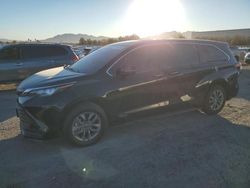 Salvage cars for sale at Las Vegas, NV auction: 2021 Toyota Sienna LE