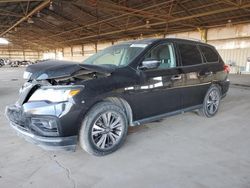 Nissan salvage cars for sale: 2019 Nissan Pathfinder S