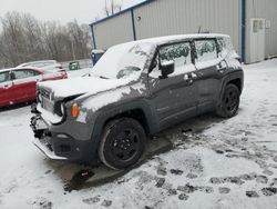 Vehiculos salvage en venta de Copart Albany, NY: 2017 Jeep Renegade Sport