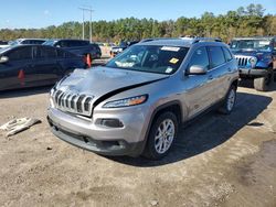 Salvage cars for sale at Greenwell Springs, LA auction: 2017 Jeep Cherokee Latitude