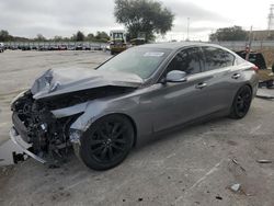 Salvage cars for sale at Orlando, FL auction: 2016 Infiniti Q50 Premium