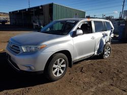 Salvage cars for sale from Copart Colorado Springs, CO: 2013 Toyota Highlander Base