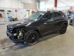 Salvage cars for sale at Mcfarland, WI auction: 2014 Jeep Cherokee Latitude