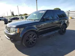 Land Rover Vehiculos salvage en venta: 2012 Land Rover Range Rover Sport HSE