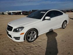 Salvage cars for sale at Amarillo, TX auction: 2015 Mercedes-Benz C 250