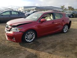 Lexus salvage cars for sale: 2013 Lexus CT 200