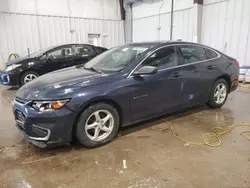 Salvage cars for sale at Franklin, WI auction: 2016 Chevrolet Malibu LS