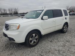 Salvage cars for sale at Barberton, OH auction: 2012 Honda Pilot EXL