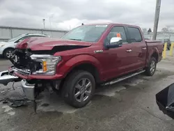 Salvage cars for sale at Dyer, IN auction: 2019 Ford F150 Supercrew