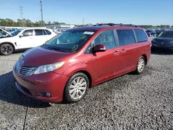 Salvage cars for sale at Riverview, FL auction: 2014 Toyota Sienna XLE