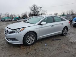 Salvage cars for sale at Baltimore, MD auction: 2017 Hyundai Sonata SE