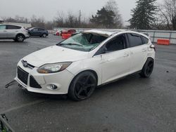 Salvage cars for sale at Grantville, PA auction: 2012 Ford Focus Titanium