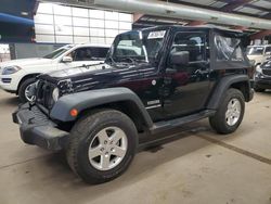 Salvage cars for sale at East Granby, CT auction: 2013 Jeep Wrangler Sport