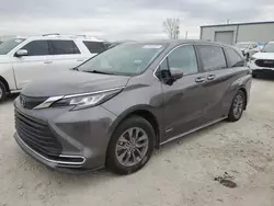 Toyota Sienna le salvage cars for sale: 2021 Toyota Sienna LE