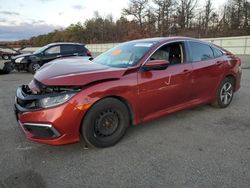 Salvage cars for sale at Brookhaven, NY auction: 2020 Honda Civic LX