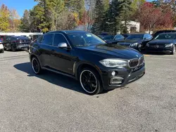 Salvage cars for sale at North Billerica, MA auction: 2015 BMW X6 XDRIVE35I