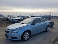 Salvage cars for sale at Des Moines, IA auction: 2011 Chevrolet Cruze LT