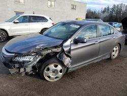 Salvage cars for sale from Copart Cookstown, ON: 2016 Honda Accord EX