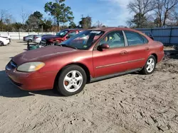 Ford salvage cars for sale: 2002 Ford Taurus SES