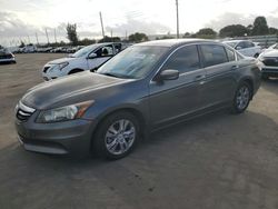 Honda Accord salvage cars for sale: 2012 Honda Accord LXP