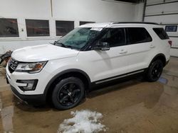 Salvage cars for sale at Blaine, MN auction: 2017 Ford Explorer XLT