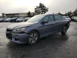 Salvage cars for sale at auction: 2015 Honda Accord LX